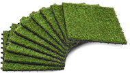 Tiles with artificial grass 10 pcs 30×30 cm green - WPC Tiles