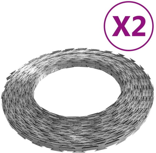 BTO-22 NATO razor barbed wire 2 pcs 100 m steel 3057514 - Barbed Wire - Main image