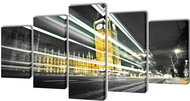 Set of paintings, print on canvas, London Big Ben, 100×50 cm 241544 - Painting
