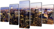 Set of paintings, print on canvas, New York skyline, 200×100 cm 241547 - Painting