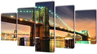 Set of paintings, print on canvas, Brooklyn Bridge, 200×100 cm 241553 - Painting