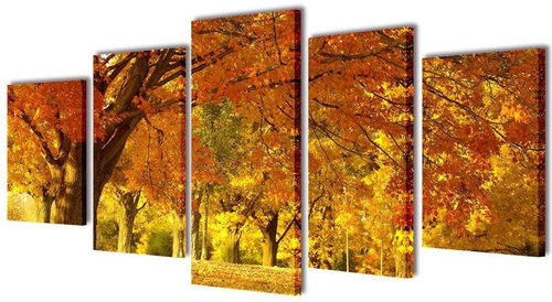 Set of paintings, print on canvas, maple, 200×100 cm 241577 - Painting - Main image