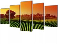 Set of paintings, print on canvas, field, 200×100 cm 241581 - Painting