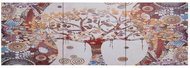 Set of wall paintings on canvas Tree colourful 120×40 cm 289260 - Painting