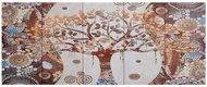 Set of wall paintings on canvas Tree colourful 200×80 cm 289262 - Painting
