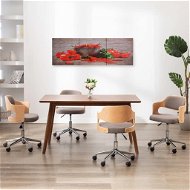 Set of wall paintings on canvas Paprika colour 120×40 cm 289284 - Painting