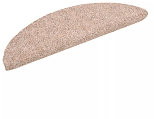 Self-adhesive stair treads 15 pcs needle-punched 54x16x4 cm brown - Stair Treads - Main image