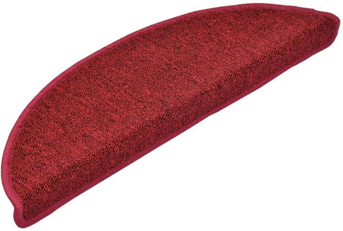15 pcs Stair treads burgundy 56 × 17 × 3 cm - Stair Treads - Main image