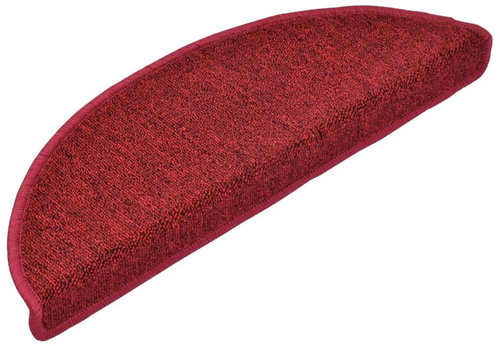 15 pcs Stair treads burgundy 65 × 24 × 4 cm - Stair Treads - Main image