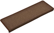 Carpet stair treads 15 pcs 65 × 25 cm brown - Stair Treads