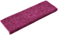 Carpet stair treads 15 pcs 65 × 25 cm purple - Stair Treads