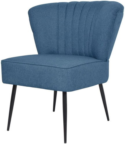 SHUMEE koktejlová, modrá, textil - Konferenční křeslo - Main image