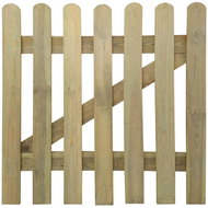 Garden gate wood 100 × 100 cm - Fence Gate
