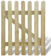 Garden gate wood 100 × 120 cm - Fence Gate