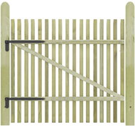 Slatted garden gate impregnated pine 100 × 100 cm - Fence Gate