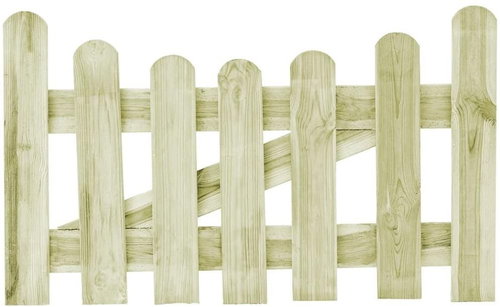 Garden gate impregnated pine 100 × 60 cm - Fence Gate - Main image