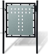 Čierna jednokrídlová plotová bránka 100 × 125 cm - Bránka k plotu
