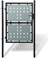 Čierna jednokrídlová plotová bránka, 100 × 175 cm - Bránka k plotu