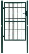 2 D plotová bránka (jednokrídlová), zelená, 106 × 170 cm - Bránka k plotu