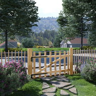 Garden gate, hazel wood, 100x60 cm - Fence Gate