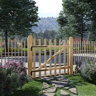 Záhradná bránka, lieskové drevo, 100 × 90 cm - Bránka k plotu
