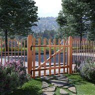 Záhradná bránka, impregnované lieskové drevo, 100 × 90 cm - Bránka k plotu