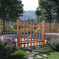 Záhradná bránka, impregnované lieskové drevo, 100 × 100 cm - Bránka k plotu