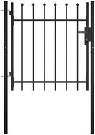 Garden gate with spikes 100 × 75 cm - Fence Gate