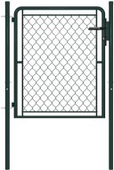 Garden gate steel 100 × 100 cm green - Fence Gate