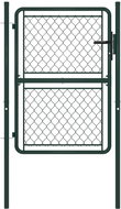 Garden gate steel 100 × 125 cm green - Fence Gate