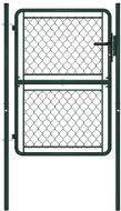 Garden gate steel 100 × 150 cm green - Fence Gate