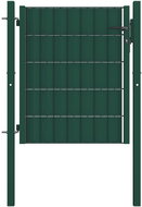 Fence gate steel 100 × 101 cm green - Fence Gate