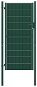 Plotová bránka, oceľ, 100 × 124 cm, zelená - Bránka k plotu
