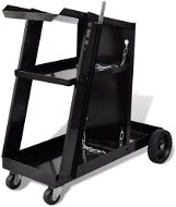 Welding trolley with 3 shelves black - Cart
