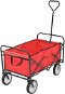 Skládací ruční vozík červený ocelový - Vozík