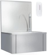 Handwashing Sink with Mixer and Soap Dispenser Stainless-steel - Kitchen Sink and Tap Set