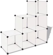 Cube organizer with 6 compartments white - Shoe Rack