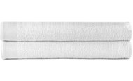 Towel set 2 pcs cotton 400 g/m2 70 × 140 cm white - Bath Towel