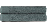 Towels 2 pcs cotton 450 g/m2 70 × 140 cm green - Bath Towel