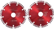 Diamond cutting discs 2 pcs turbo steel 125 mm - Diamond Disc