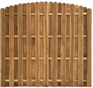 Anti-view fence panel pine 180 × (155-170) cm - Fence Components
