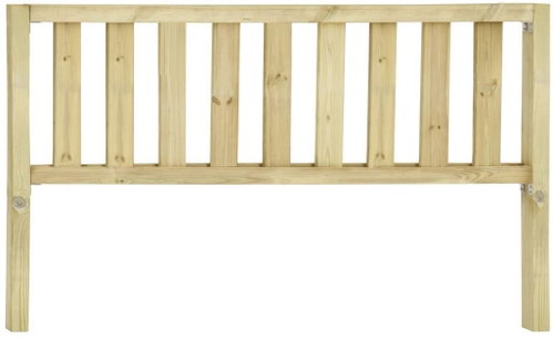 Garden fence with 2 posts impregnated pine 182 × 110 cm - Fence - Main image