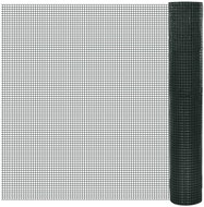 PVC galvanized mesh for chicken coop 25 × 1 m green - Wire Mesh