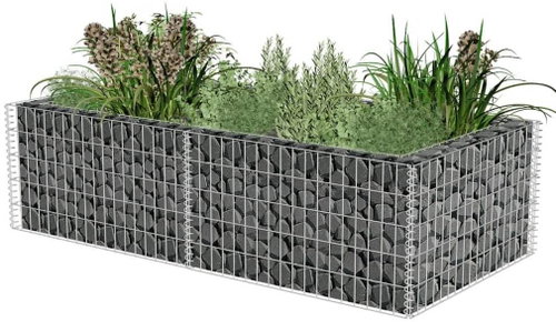 Gabion box galvanised steel 180 × 90 × 50 cm - Gabion - Main image