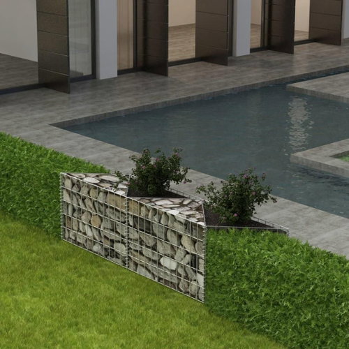 Gabion basket galvanized steel 120 × 30 × 50 cm - Gabion - Main image