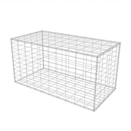 Gabion basket galvanized steel 100 × 50 × 50 cm - Gabion - Main image