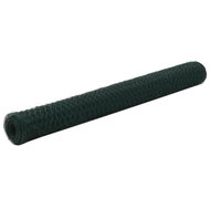 Fencing for chicken coop steel PVC layer 25 × 1.2 m green - Wire Mesh