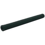 Fencing for chicken coop steel PVC layer 25 × 1.5 m green - Wire Mesh