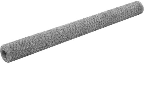Hen house mesh galvanized steel 25 × 1,5 m silver - Wire Mesh - Main image