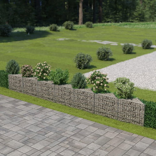 Gabion wall galvanized steel 450 × 30 × 50 cm - Gabion - Main image